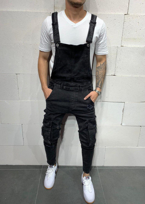 Комбинезон с большими накладными карманами Изображение Комбинезон с большими накладными карманами