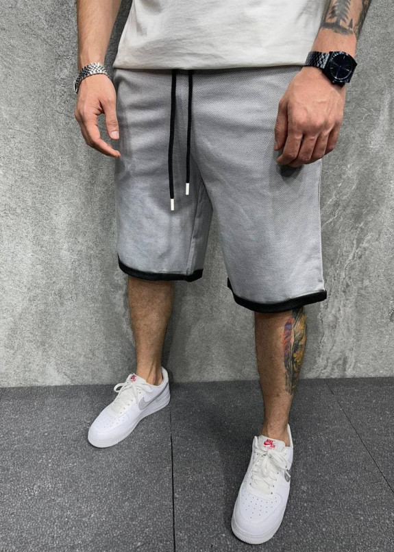 Шорты текстильные светло-серые Mfstore Изображение Шорты текстильные светло-серые Mfstore