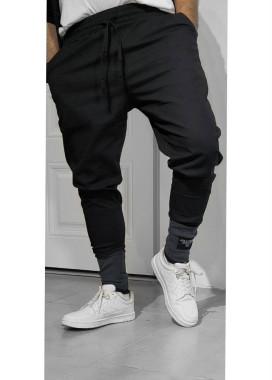 Изображение Дизайнерські брюки-галіфе з сірими манжетами MFStore