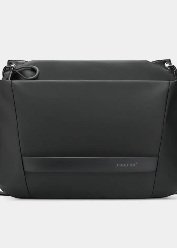 Стильна вінілова сумка через плече матова чорна MFStore Изображение Стильна вінілова сумка через плече матова чорна MFStore