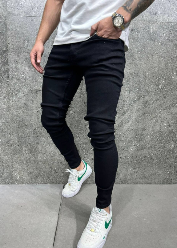 Джинси чоловічі вузькі чорні MFStore Изображение Джинси чоловічі вузькі чорні MFStore