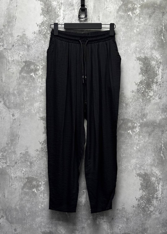 Спортивні штани вільного крою легенькі чорні MFStore Изображение Спортивні штани вільного крою легенькі чорні MFStore