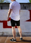 Изображение Футболка мужская белая удлиненная Фриман Tur Streetwear