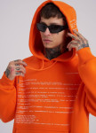Худі чоловічий оверсайз з текстом помаранчевий MFStore Изображение Худі чоловічий оверсайз з текстом помаранчевий MFStore