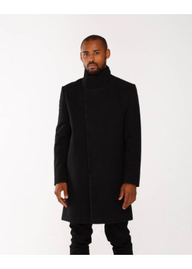 Пальто черное мужское Изображение Пальто черное мужское