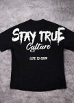 Футболка вільного крою stay true чорна MFStore Изображение Футболка вільного крою stay true чорна MFStore