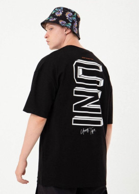 Футболка оверсайз черная UNI MFStore Изображение Футболка оверсайз черная UNI MFStore