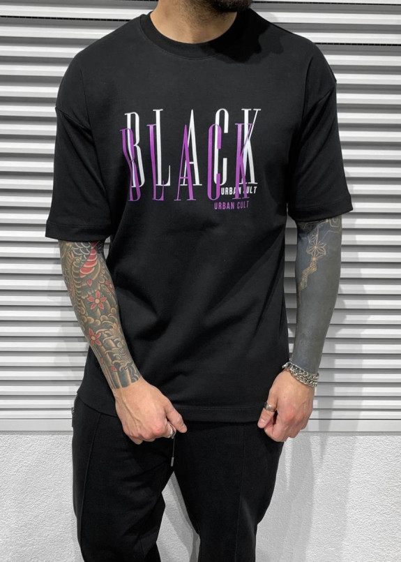 Футболка мужская оверсайз city of angels черная MFStore Изображение Футболка мужская оверсайз city of angels черная MFStore