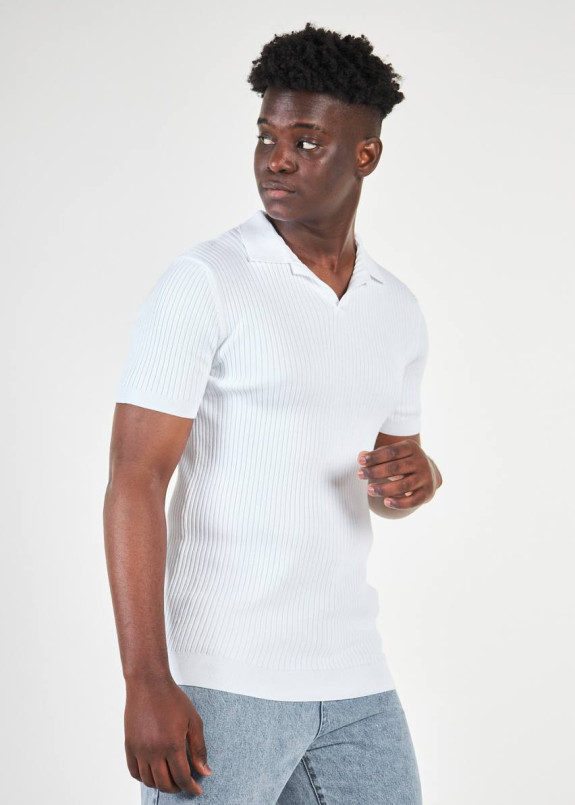 Футболка поло базова чоловіча біла MFStore Изображение Футболка поло базова чоловіча біла MFStore