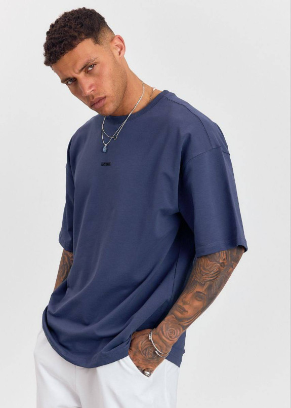 Футболка оверсайз базова синя MFStore Изображение Футболка оверсайз базова синя MFStore