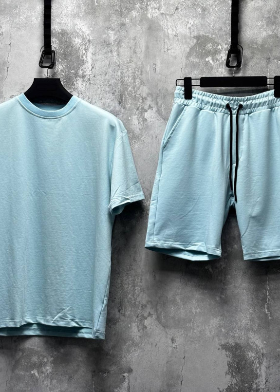 Костюм літній базовий блакитний MFStore Изображение Костюм літній базовий блакитний MFStore