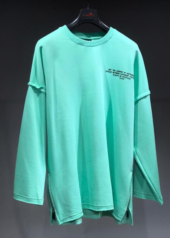 Кофта мятная с укороченным рукавом MFStore Изображение Кофта мятная с укороченным рукавом MFStore