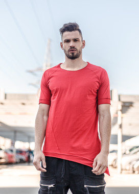 Футболка с ассиметричным низом Mfstore Изображение Футболка с ассиметричным низом Mfstore