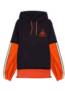 Кофта Miyuki Black/Orange Reflective Hood Изображение Кофта Miyuki Black/Orange Reflective Hood