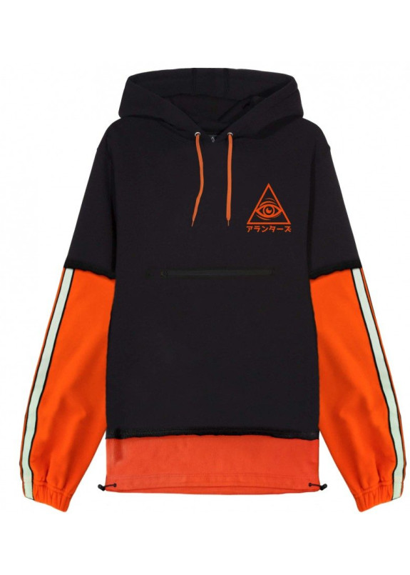 Кофта Miyuki Black/Orange Reflective Hood Изображение Кофта Miyuki Black/Orange Reflective Hood
