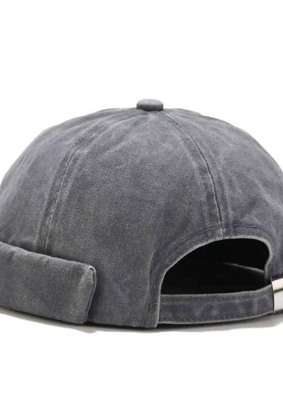 Кепка безкозирка виварена світло-сірого кольору MFStore Изображение Кепка безкозирка виварена світло-сірого кольору MFStore