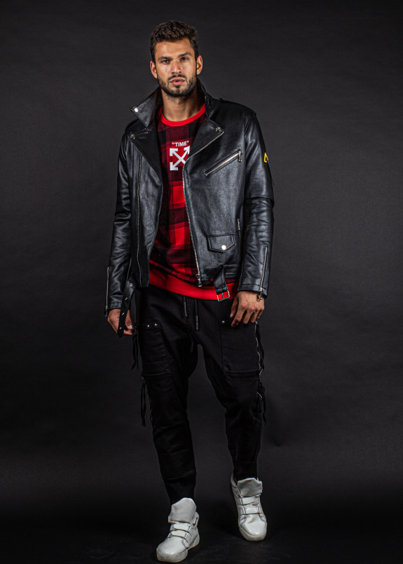 Куртка мужская кож зам без принта MFStore Изображение Куртка мужская кож зам без принта MFStore