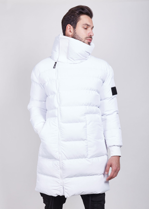 Пуховик матовый с боковой молнией MFStore Изображение Пуховик матовый с боковой молнией MFStore