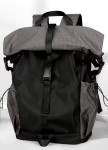 Місткий дорожній рюкзак чорний з сірим MFStore Изображение Місткий дорожній рюкзак чорний з сірим MFStore
