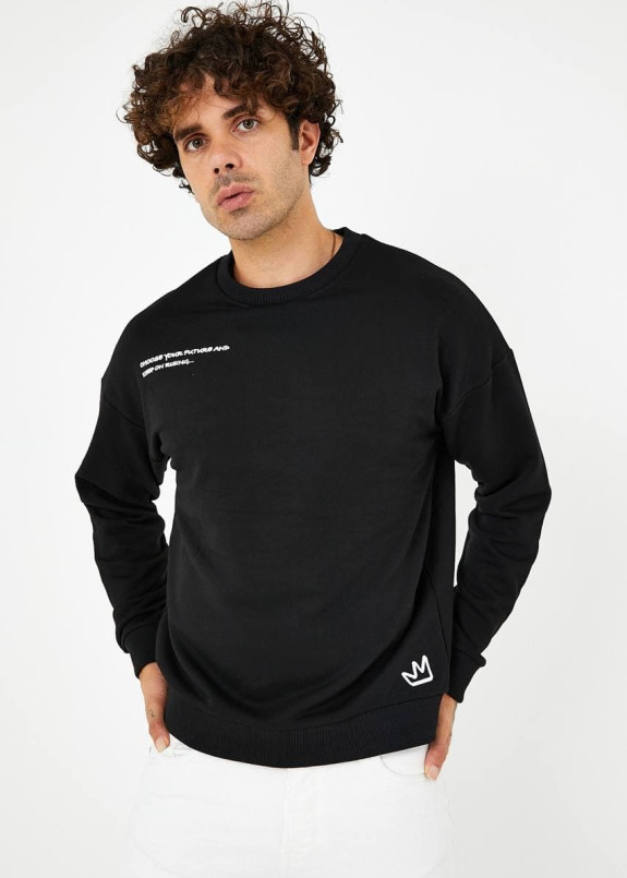 Кофта оверсайз базова з текстом MFStore Изображение Кофта оверсайз базова з текстом MFStore