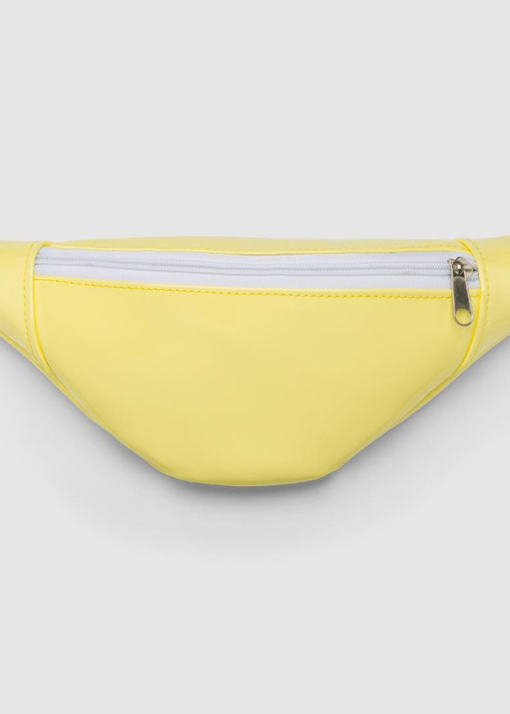 Бананка лакированная с белой фурнитурой желтая Radio Cat Изображение Бананка лакированная с белой фурнитурой желтая Radio Cat