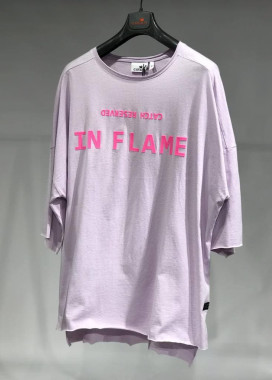 Футболка фиолетовая IN FLAME MFStore Изображение Футболка фиолетовая IN FLAME MFStore