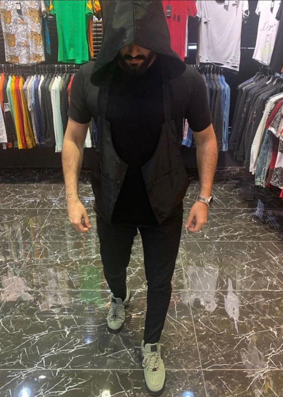 Футболка с капюшоном с плащевки MFStore Изображение Футболка с капюшоном с плащевки MFStore