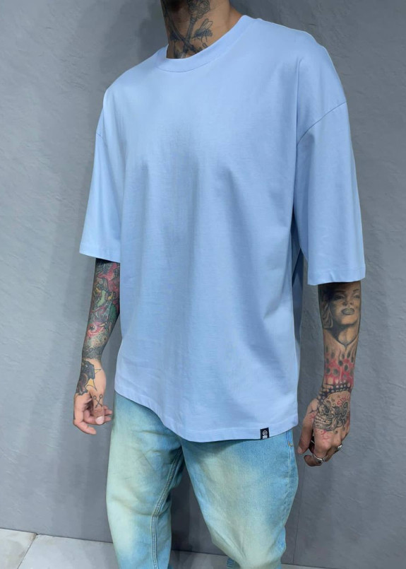 Футболка оверсайз блактиного кольору MFStore Изображение Футболка оверсайз блактиного кольору MFStore