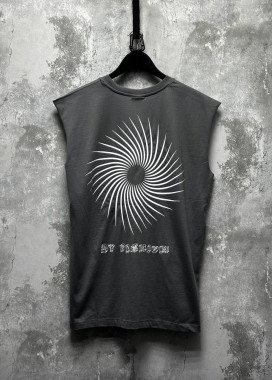 Безрукавка з абстракцією сіра MFStore Изображение Безрукавка з абстракцією сіра MFStore