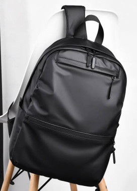 Ультралегкий рюкзак на кожен день чорний матовий MFStore Изображение Ультралегкий рюкзак на кожен день чорний матовий MFStore