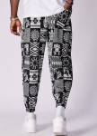 Штани вільного крою з малюнками на манжеті MFStore Изображение Штани вільного крою з малюнками на манжеті MFStore
