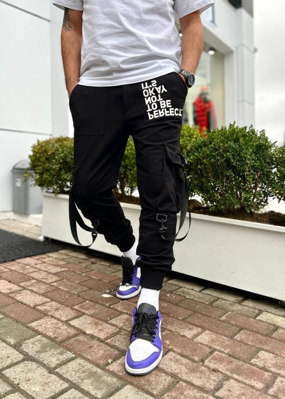 Карго спортивні з білим текстом MFStore Изображение Карго спортивні з білим текстом MFStore