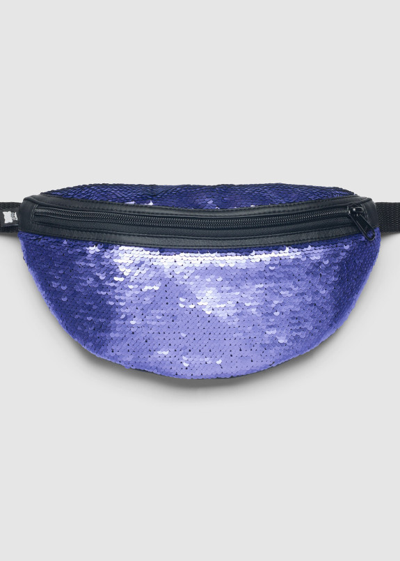 Поясная сумка бананка с блестящими пайетками Radio Cat Изображение Поясная сумка бананка с блестящими пайетками Radio Cat