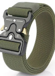 Стильний ремінь на металевій застібці хакі MFStore Изображение Стильний ремінь на металевій застібці хакі MFStore