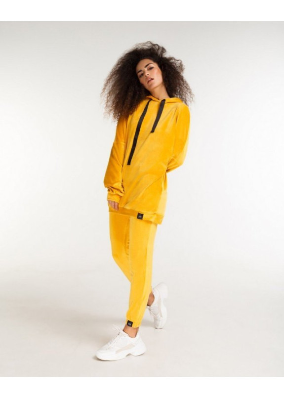 Штаны велюр женские горчица Изображение Штаны велюр женские горчица