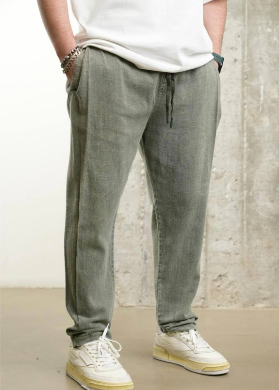 Стильні чоловічі брюки-галіфе виварені хакі MFStore Изображение Стильні чоловічі брюки-галіфе виварені хакі MFStore