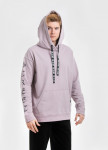 Худи бледно-фиолетового цвета Street style Изображение Худи бледно-фиолетового цвета Street style