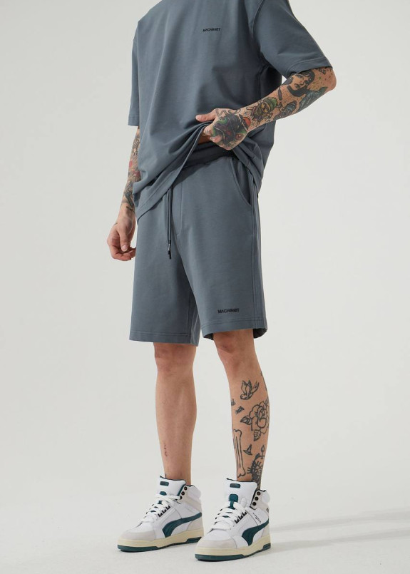Шорти чоловічі вільного крою спортивні сірі MFStore Изображение Шорти чоловічі вільного крою спортивні сірі MFStore
