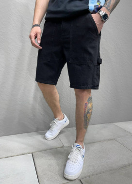 Изображение Шорти мужские с накладными карманами джинсовые MFStore