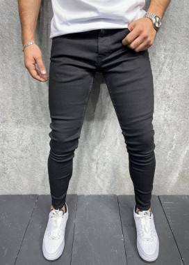 Джинсы мужские зауженные к низу черные MFStore Изображение Джинсы мужские зауженные к низу черные MFStore