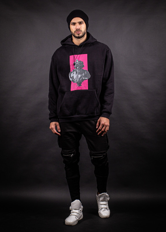 Худи черное с принтом SO BAD MFStore Изображение Худи черное с принтом SO BAD MFStore