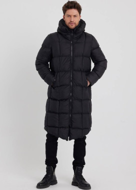 Пальто стегане чорне MFStore Изображение Пальто стегане чорне MFStore