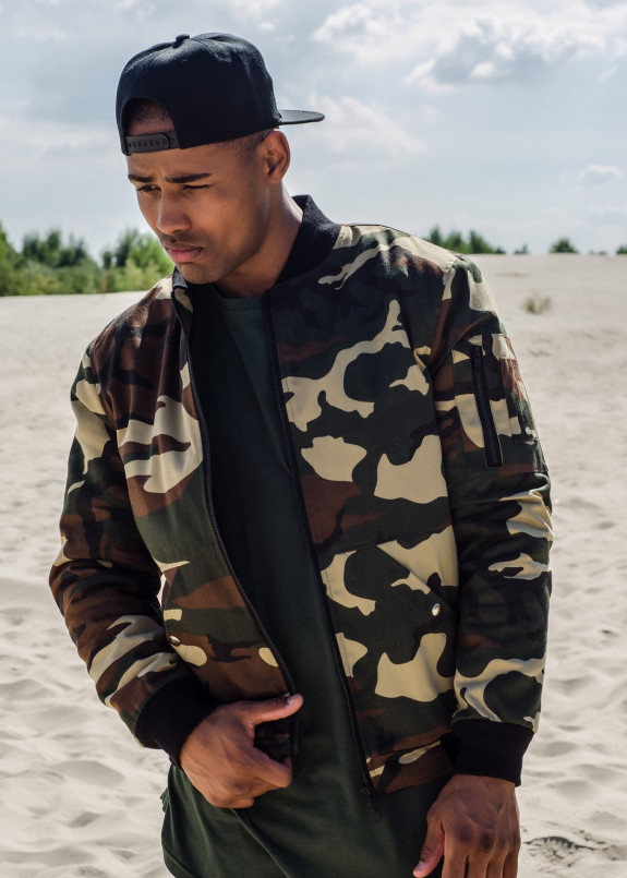 Бомбер мужской Street камуфляж Изображение Бомбер мужской Street камуфляж