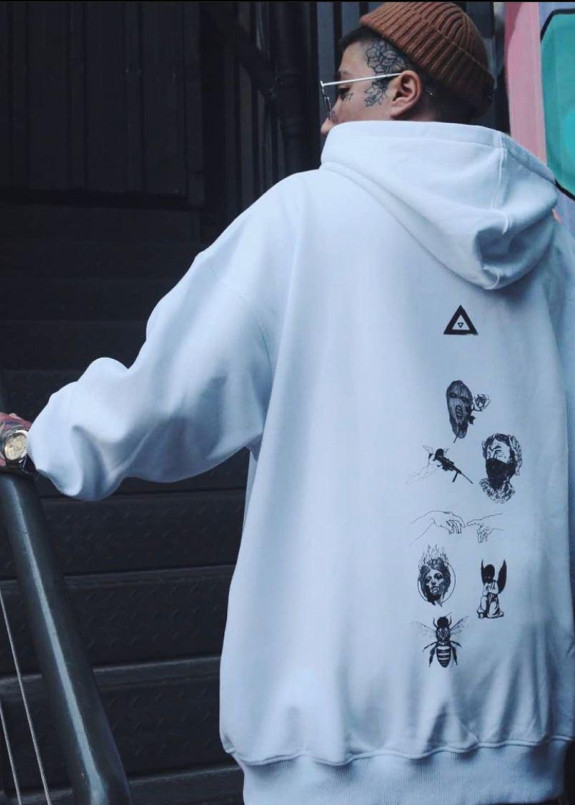 Кофта на флисе tattoos MFStore Изображение Кофта на флисе tattoos MFStore