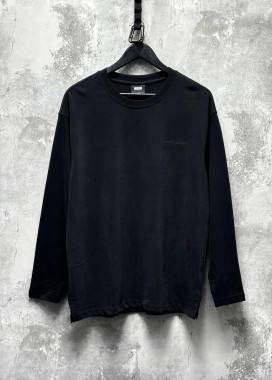 Лонгслів базовий з текстом чорний MFStore Изображение Лонгслів базовий з текстом чорний MFStore