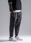 Стильні штани вільного крою з малюнком сірі MFStore Изображение Стильні штани вільного крою з малюнком сірі MFStore