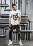 Футболка с детализированным черепом Mfstore Изображение Футболка с детализированным черепом Mfstore