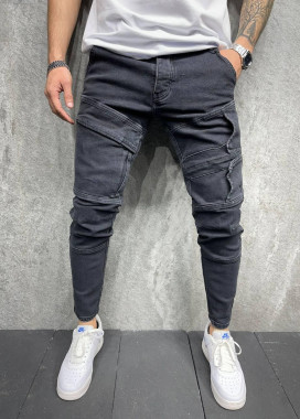 Джинсы мужские зауженные к низу темно-серые MFStore Изображение Джинсы мужские зауженные к низу темно-серые MFStore