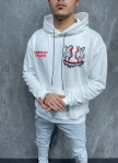 Худі оверсайз з принтом біле MFStore Изображение Худі оверсайз з принтом біле MFStore