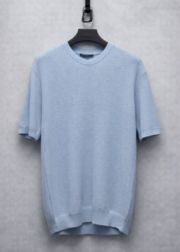 Базова футболка вільного крою блакитна MFStore Изображение Базова футболка вільного крою блакитна MFStore